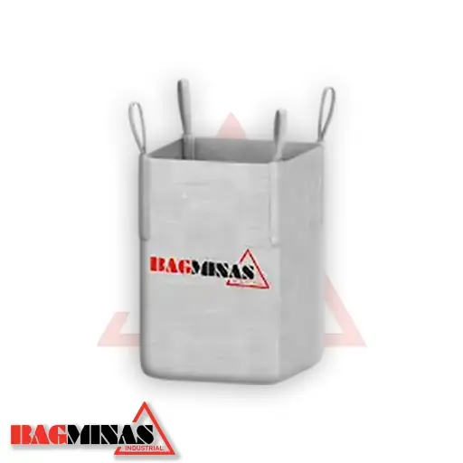 Modelo de big bags para carga e descarga